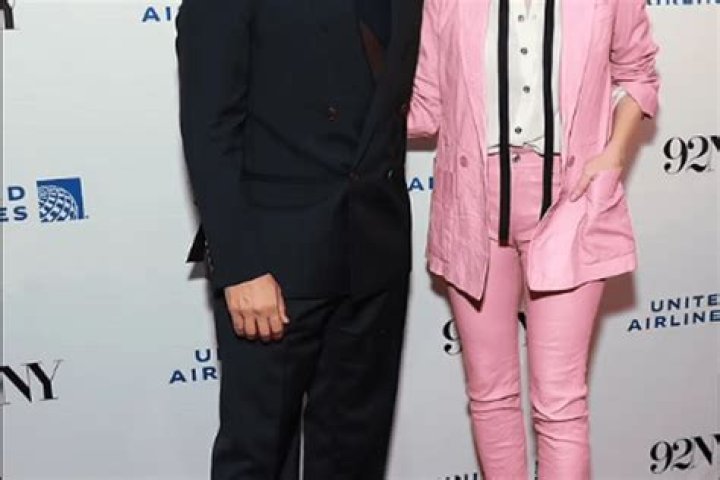Check out Jessica Chastain in a pink suit that matches her hair color amazingly