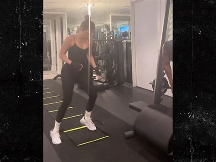 Khloe Kardashian Crushes Intense Workout In New Video That Leaves Fans Sweating