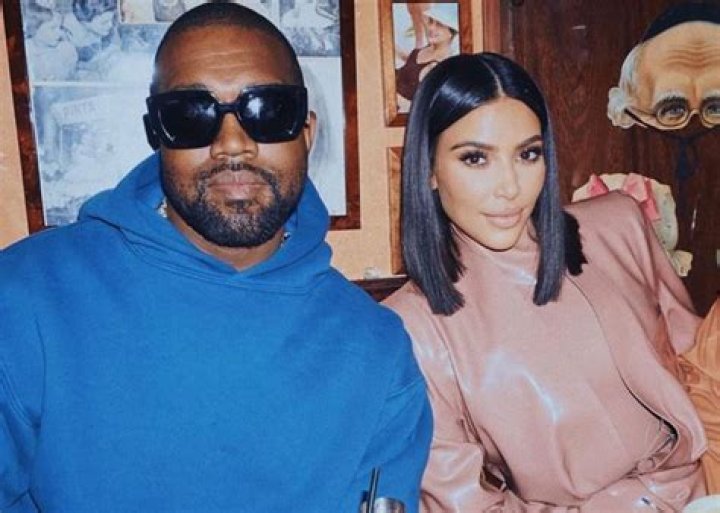 Kim Kardashian Wears Painted Dress As She And Kanye West Desperately Try To Save Their Marriage