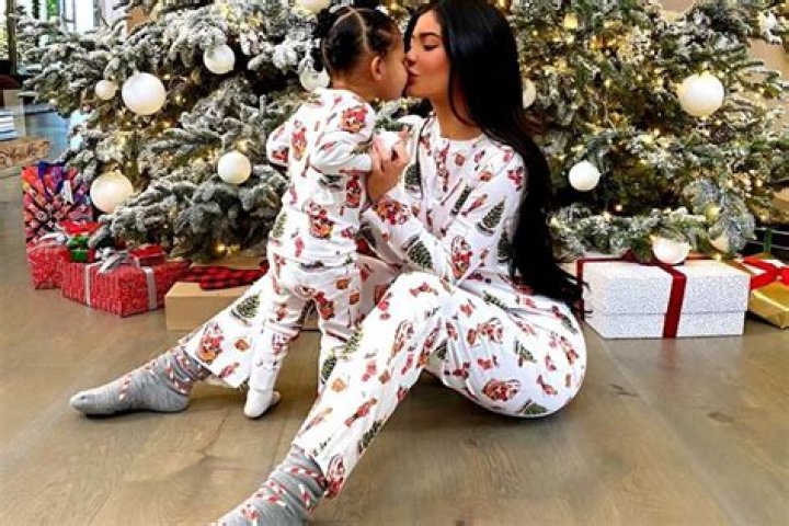 Kylie Jenner And Stormi Webster Wear Matching Pajamas Christmas Morning — See The Adorable Photos