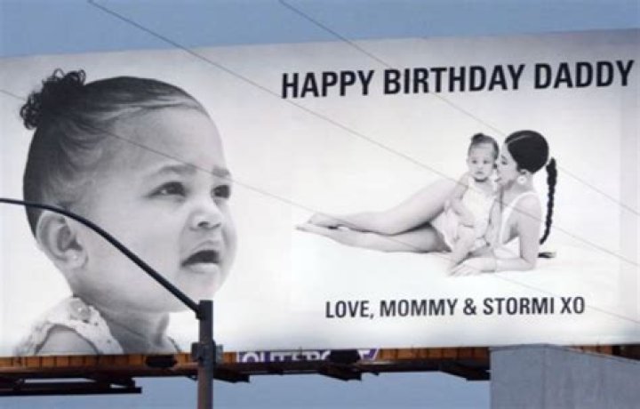 Kylie Jenner Bought A Billboard Featuring Her And Stormi For Travis Scott’s Birthday