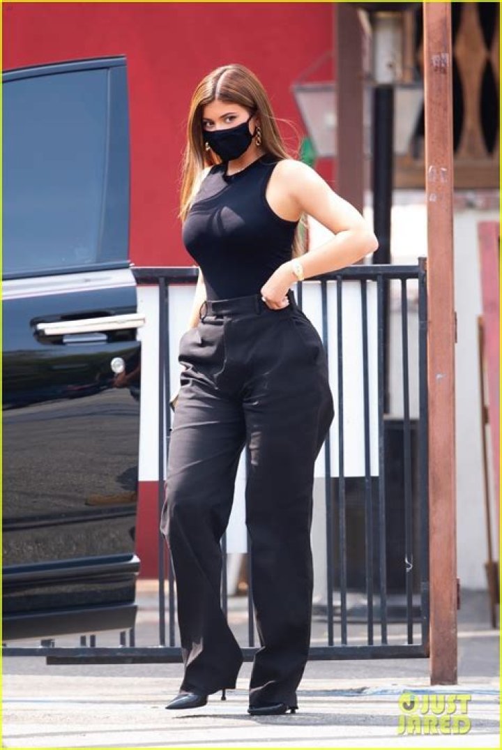 Kylie Jenner Shows Off Her Famous Backside In Matte Brand Bodysuit