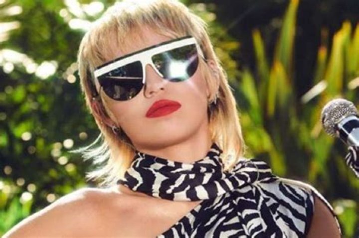 Miley Cyrus Stuns In One Shoulder, Zebra Print Dress — See The Look