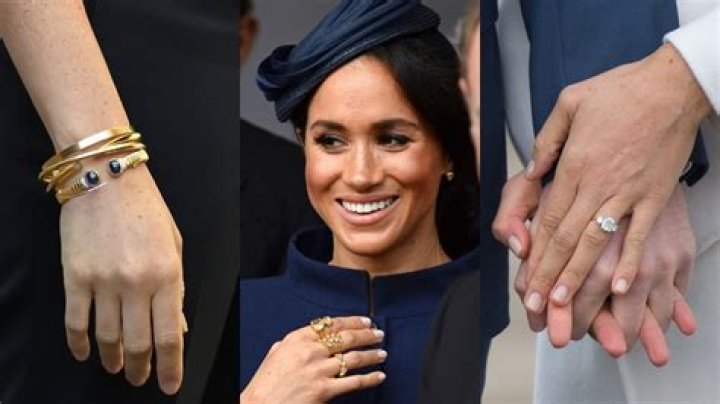 What jewelry does Meghan Markle rely on?